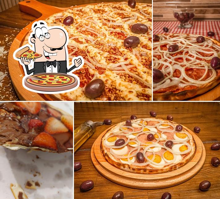 Experimente diferentes estilos de pizza