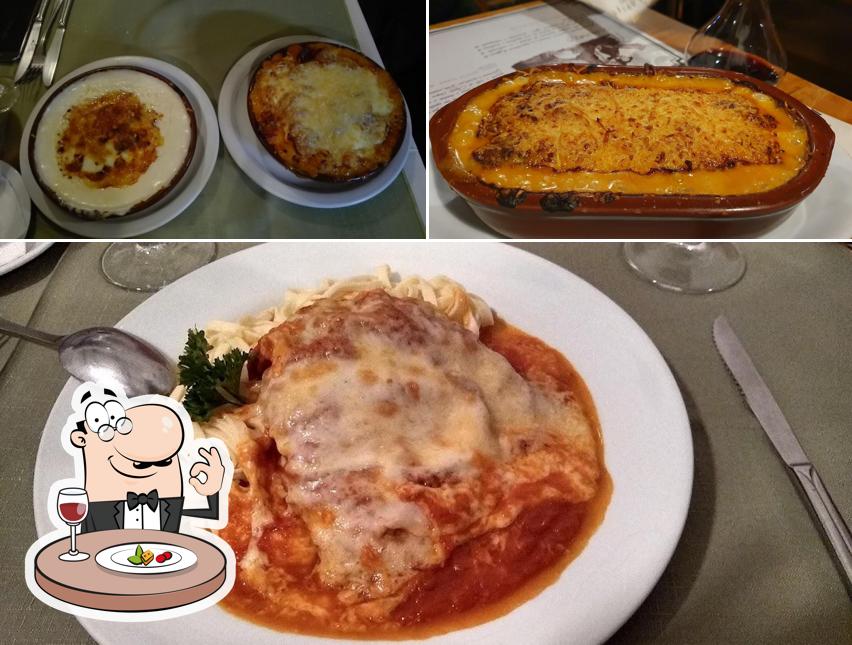 Creme brulée em Cantina Fellini