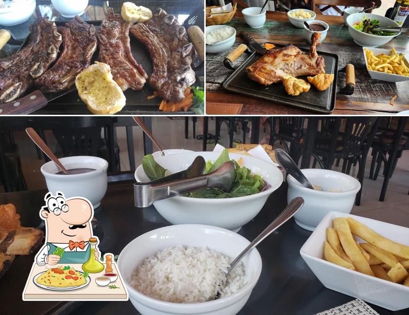 Platos en Santo Grill