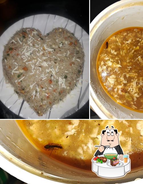 Hot and sour soup at HOTEL PARK VIEEW