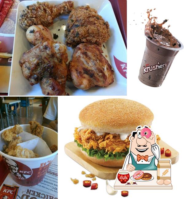 KFC serves a range of desserts