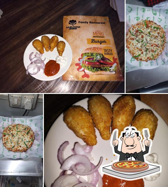 Order various types of pizza