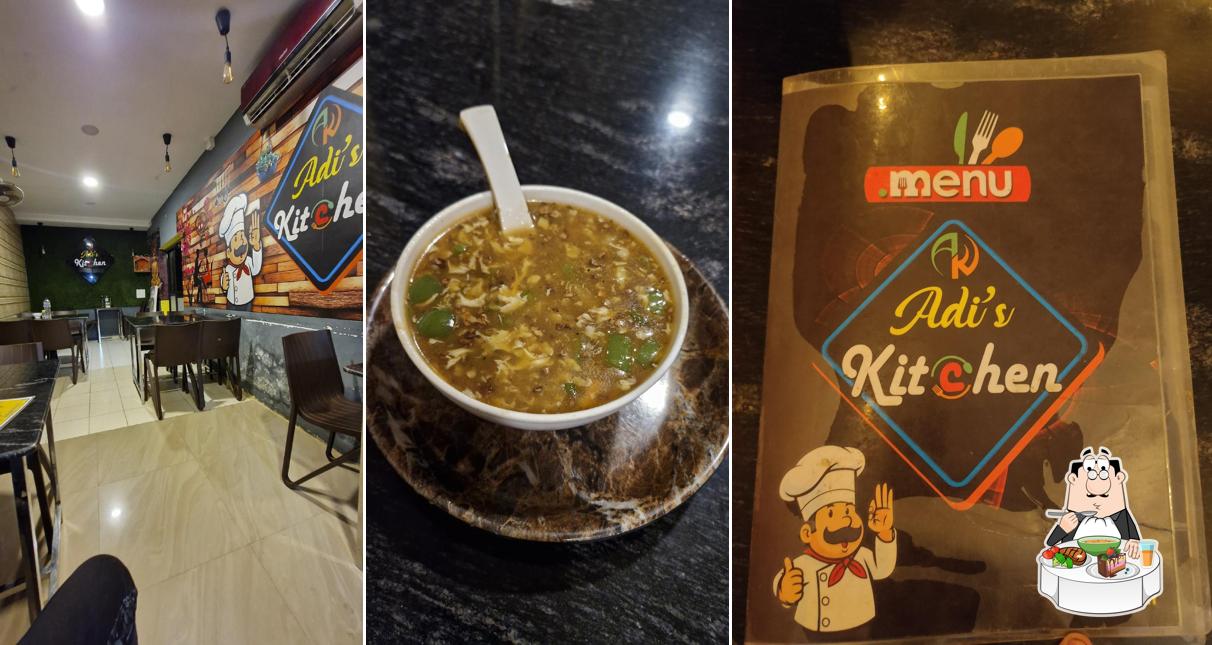 Hot and sour soup at Adi's Kitchen