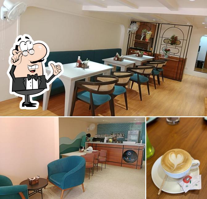 The interior of Cafebeats -Best Cafe Near by me on NH 48 Best Cafe for Couples on NH 48 Udvada