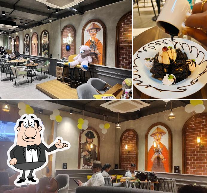 Among different things one can find interior and food at Bigcup Cafe Sum Outlet