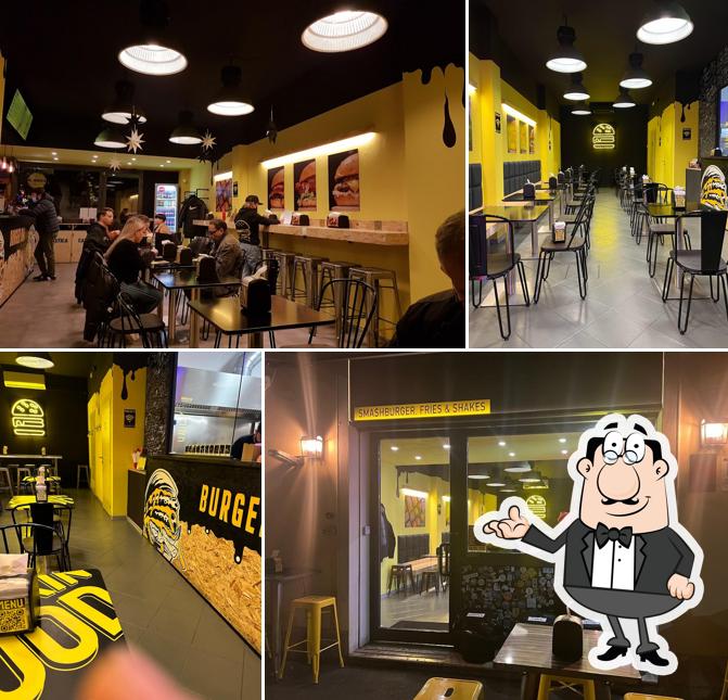 Gli interni di Norma's Burger Bar
