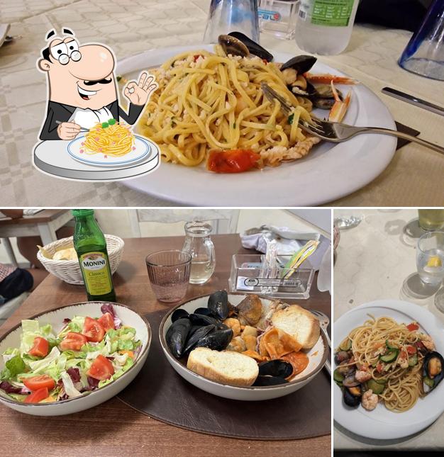 Spaghetti alla carbonara al Ristorante Pizzeria Baia Del Corso