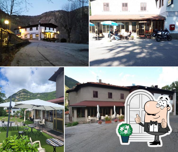 Curiosa tra l'area esterna di Albergo Ristorante La Villa - Abetone Cutigliano