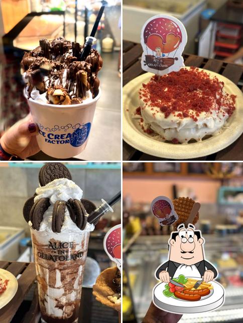 Food at Alice in Gelatoland