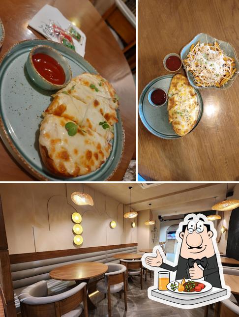 This is the photo showing food and interior at BETTER BEANS-KUDASAN