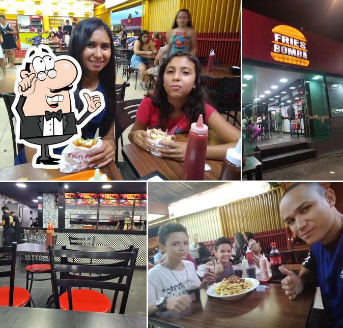 O interior do Fries Bomba