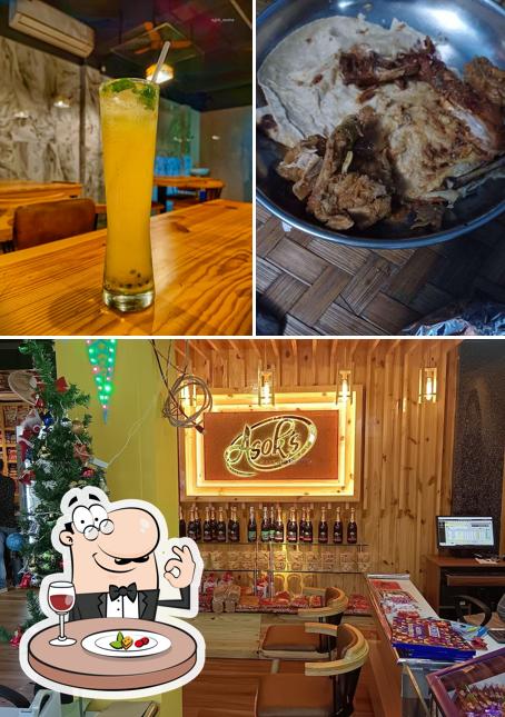 The restaurant's food and interior