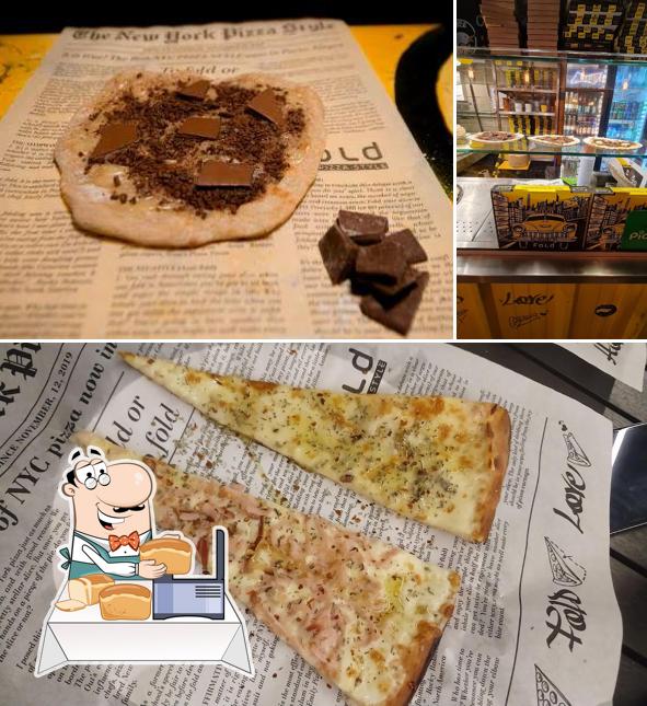 Pão-com-alho em Fold NYC Pizza Style