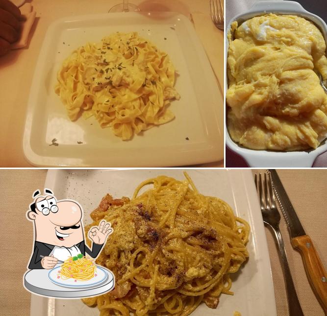 Spaghetti alla carbonara al Ristorante Bar “Da Franco”