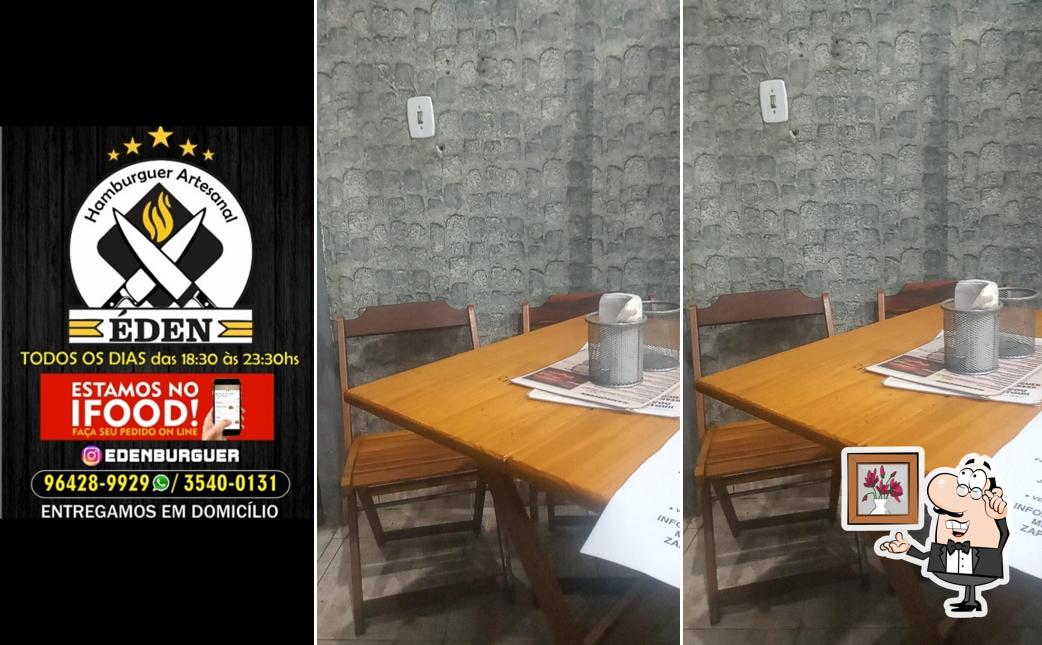 O interior do Buena burguer