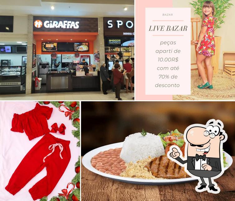 Veja imagens do interior do Giraffas Shopping Porto Velho