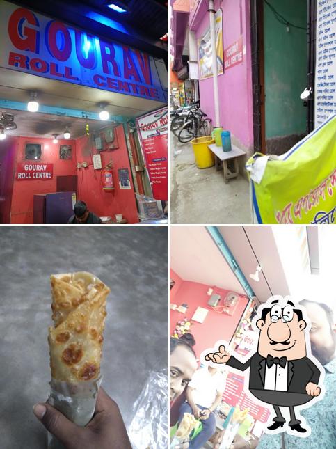 The interior of Gourav Roll Centre, Raiganj