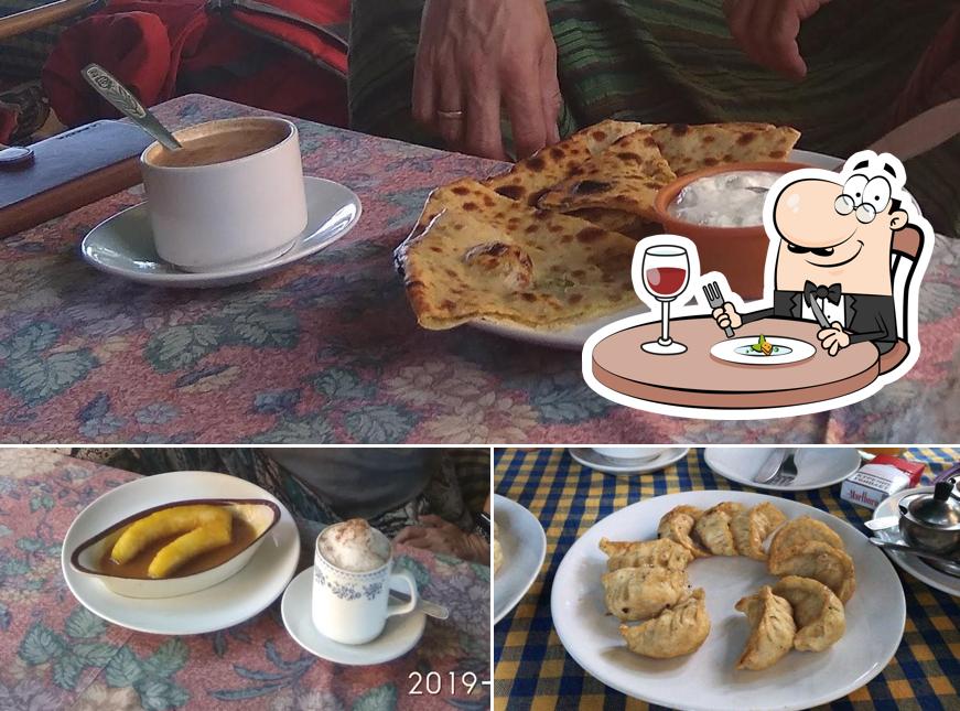 Food at Shanti restaurant