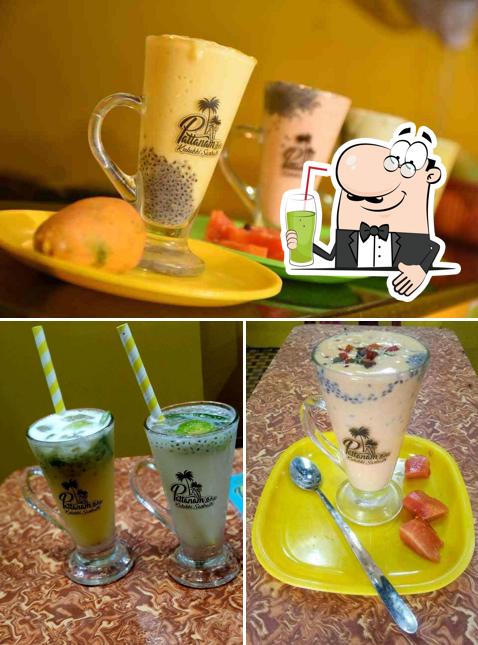 Enjoy a beverage at Pattanam Ikka Kulukki Cafe