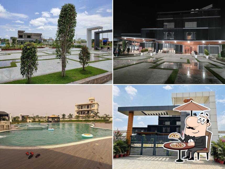 Enjoy the view at the outside area of Kanke Resort Ranchi
