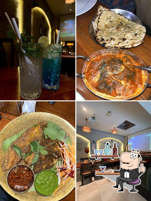 Take a seat at one of the tables at Maujja