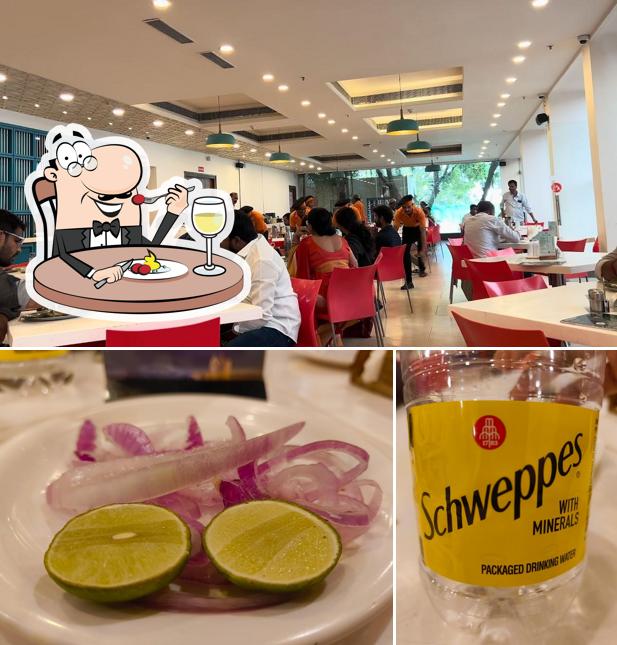Among different things one can find food and interior at Refresh Restaurant