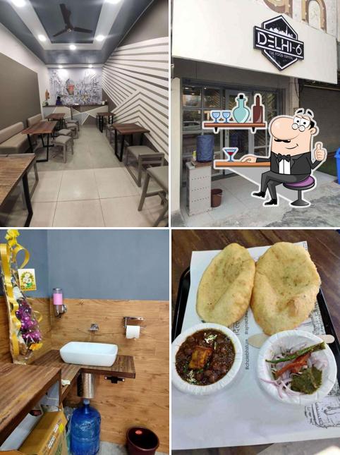 The interior of Delhi 6 "Best Chole Bhature in Agra"