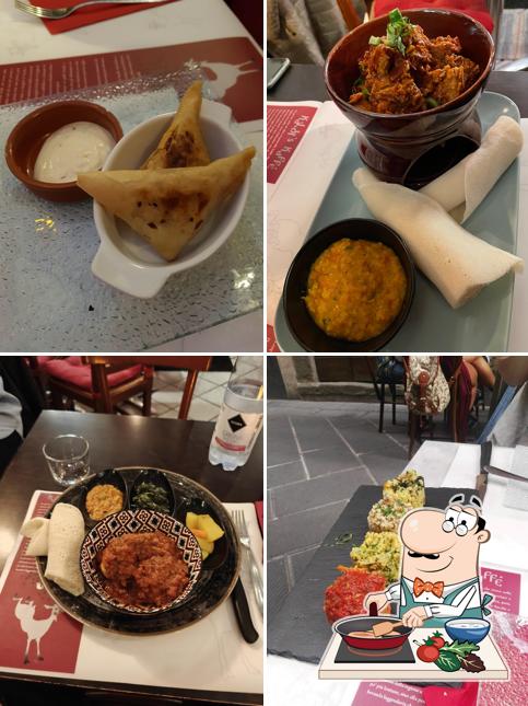 Pollo al curry al Kaldi's Kaffe