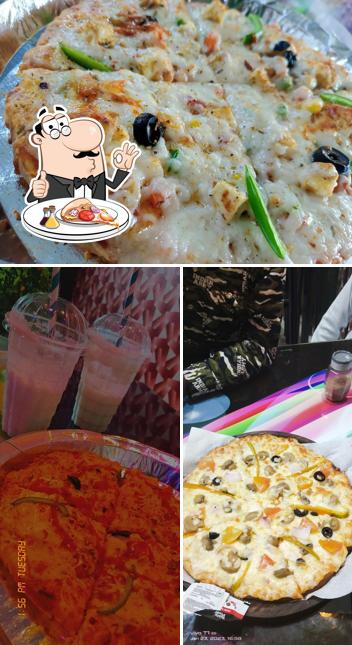 Pick pizza at Momo Burger Cafe (MBC)