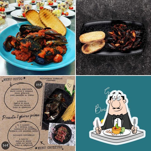 Cibo al Pescheria Corallo