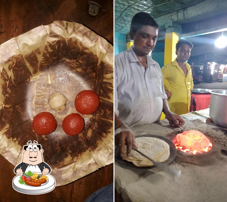 Food at Hindu hotel and restaurant