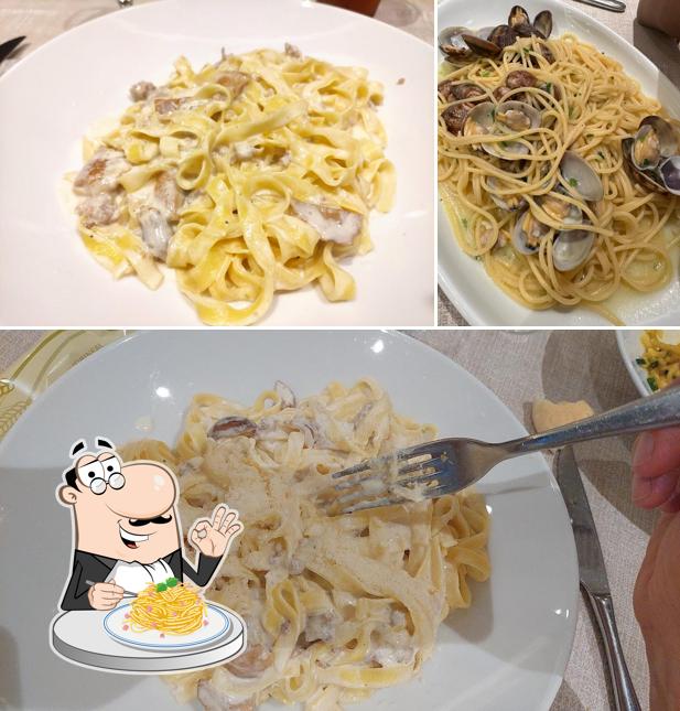 Spaghetti alla carbonara al Pizzeria Ristorante Nuovo Sempione