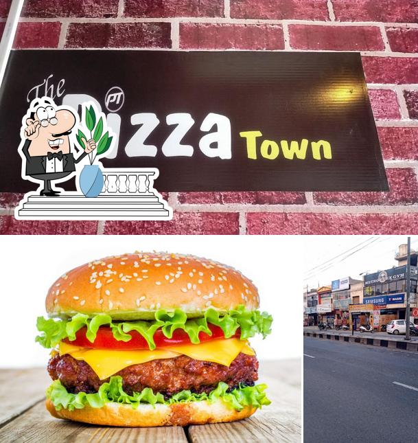 The exterior of The Pizza Town