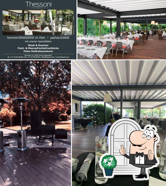 Gli esterni di tonWERK Steak & Hummer 800 ° Spezialitätenrestaurant (im Sommer im Garten)