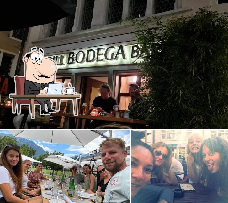 Gli interni di Bodega Baden