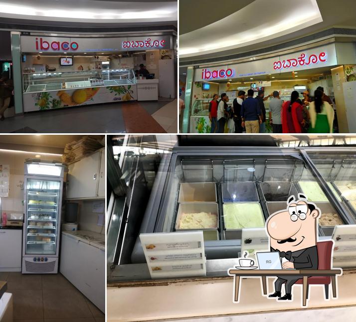 Take a seat at one of the tables at ibaco - Mantri Square Mall, Bengaluru