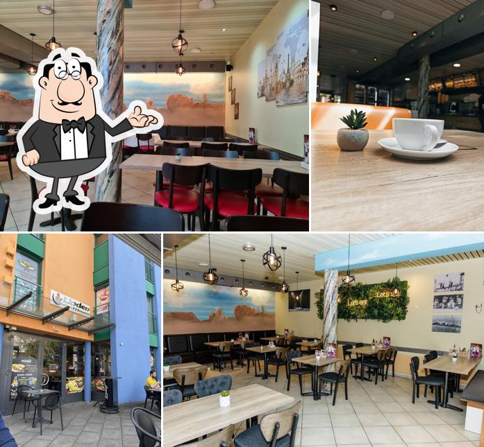 Gli interni di Linden Grillhouse