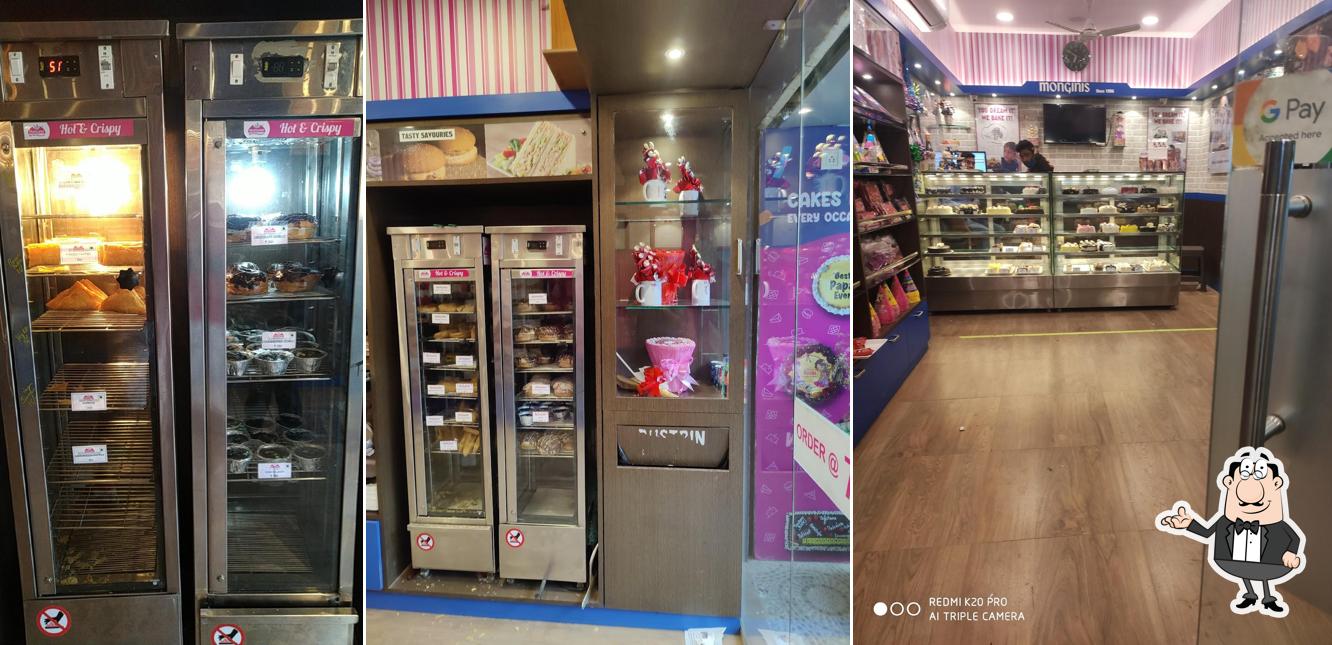 The interior of Monginis Cake Shop