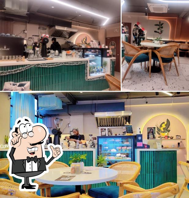 The interior of BrewIQ Coffee Co