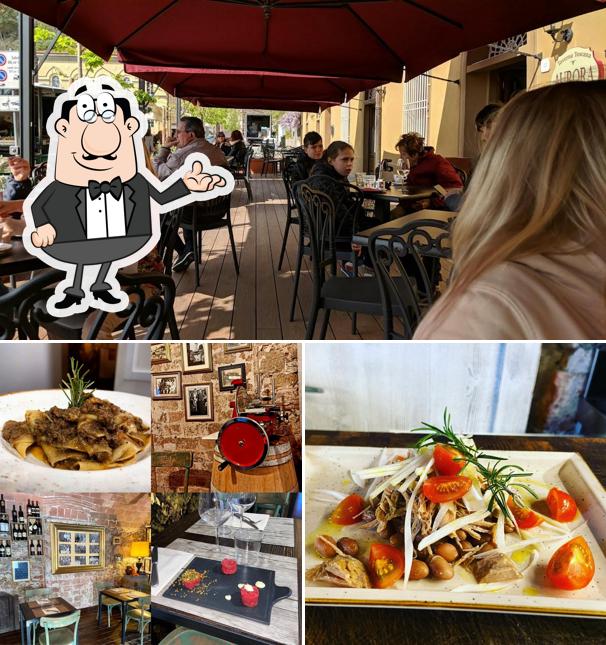 Dai un'occhiata agli interni di Aurora Taverna Toscana Trattoria