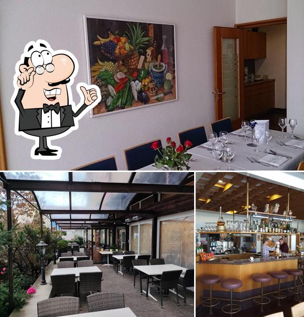Gli interni di Restaurant Eule