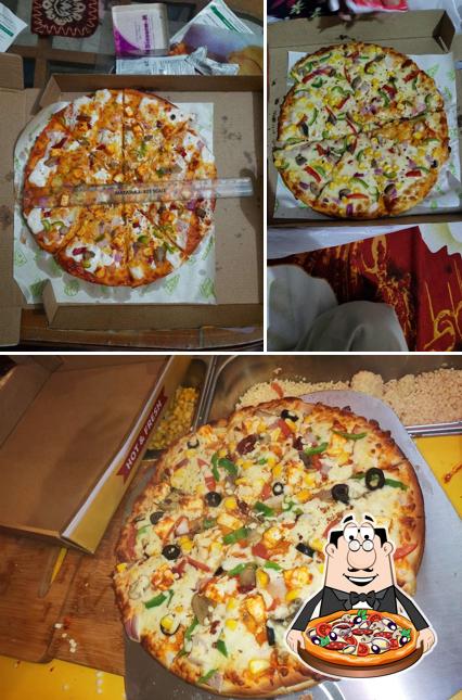 Get pizza at Heaven Shot