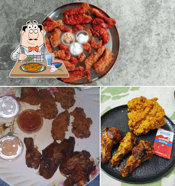 Chicken wings at Fries Kings