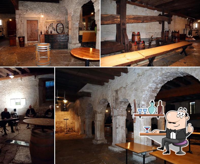 Gli interni di La Cave de Berne