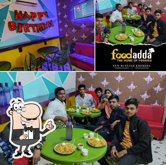 The interior of Food Adda