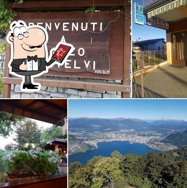 Goditi la vista dagli esterni di Bar Fiumberti