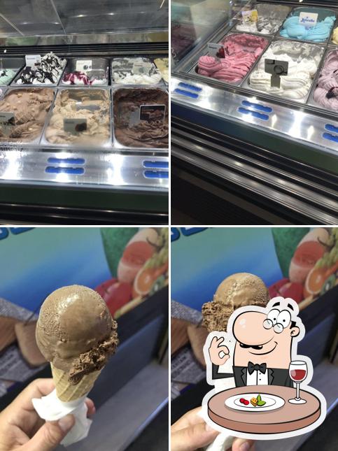 Platti al Gelateria Patrizia