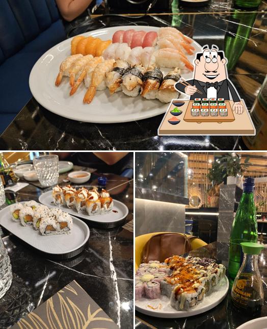 Prova le diverse opzioni di sushi