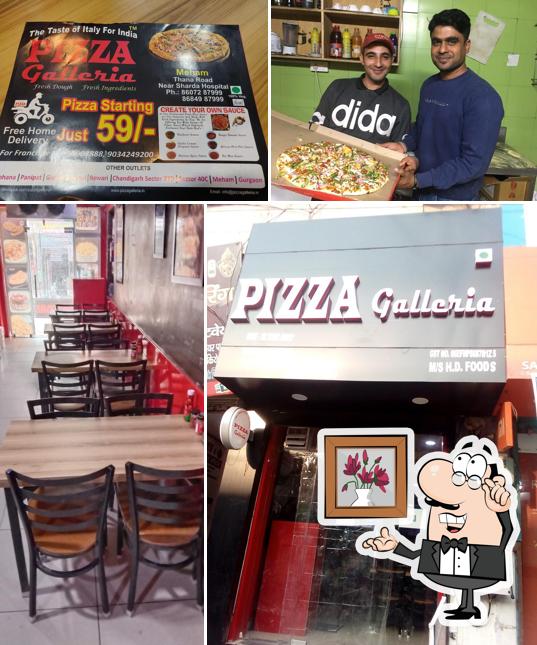 The interior of PIZZA GALLERIA MEHAM