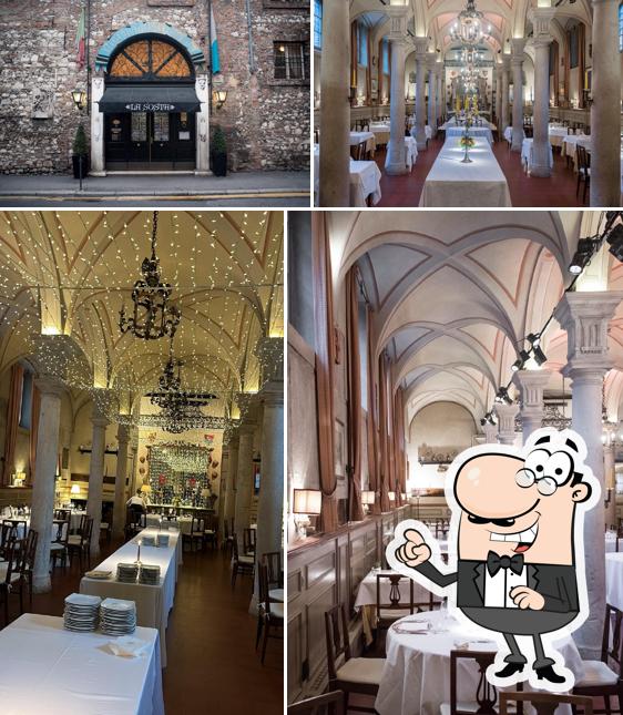 Gli interni di La Sosta